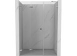 Mexen Lunar-F Porte Doccia Pieghevoli Sinistre 145 Cm, Trasparente, Cromo - 836S-145-050-01-00-L