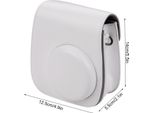 Custodia Portatile Per Fotocamera Istantanea In Finto Cuoio Con Tracolla, Compatibile Con Fuji Mini 11