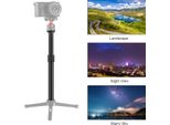 Asta Di Prolunga Regolabile Per Treppiede, Asta Fotografica Con Vite Da 1/4 Di Pollice, Lunghezza 33-60 Cm, Per Fotocamera