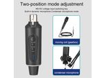 Microfono Trasmettitore E Ricevitore Xlr Wireless 48 V Sistema Microfonico Uhf Per Mixer Audio Chitarra Elettrica Basso Trasmettitore-Ricevitore Dinamico Ricaricabile