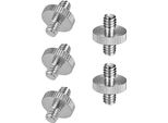 5 Pezzi Spina Standard Da 1/4 Di Pollice-20 A Vite Filettata Adattatore Filettatura Montaggio Treppiede Convertitore Per Fotocamera Monopiede Testa A Sfera Luce