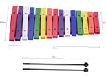 Xilofono A 15 Tasti, Colorato Strumento Musicale A Percussione, Educazione Precoce Per Lo Sviluppo Del Senso Musicale
