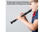 Strumento A 8 Fori Per Flauto Dolce Soprano, Flauto In Do Alto, Clarinetto Con Asta Di Pulizia, In Resina Abs, Per Principianti E Professionisti, Diteggiatura In Sib, Chiave Di Do