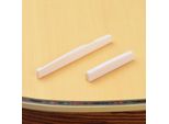 Sella E Dado Per Chitarra In Vero Osso, 2 Pezzi, Per Chitarra Acustica A 6 Corde