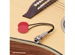 Pickup Per Chitarra Acustica, Strumento Adesivo, Mini Trasduttore Con Jack Da 1/4 Di Pollice Per Violino, Mandolino, Ukulele