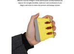 Esercitatore Portatile Per Le Dita Di Chitarra-Basso-Pianoforte, Allenatore Della Presa Della Mano, Dispositivo Di Rafforzamento, Dispositivo Di Allenamento, Strumento, Giallo