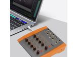 Mixer A 8 Canali, A Bassissimo Rumore, 8 Canali, Mixer Stereo Di Linea, Commutazione Mono/Stereo, Audio Digitale Compatto Per Basso Chitarra