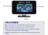 Manometro Lcd Per Auto 3 In 1, Indicatore Digitale Di Pressione Dell'olio, Tensione E Temperatura Dell'acqua, Strumento Universale, 9-36 V, Per Camion, Suv E Camper