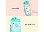 Cellulare Giocattolo Per Bambini Con Musica Leggera, Vari Suoni, In Silicone, Smartphone A Tazza Per Bambini, Giocattolo Interattivo, Cellulare Educativo Per Bambini, Regalo Di Natale Per Bambini E Bambine
