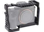 Gabbia Per Fotocamera In Lega Di Alluminio, Ricambio Video Per Le Mirrorless Sony A7M3 A7R3 A9, Con Attacco A Slitta Fredda Da 1/4 Di Pollice E Fori Per Viti Da 3/8