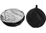 60 * 90 Cm/ 24 35 Pollici Riflettore Luce Fotografia 7-In-1 (Traslucido, Argento, Oro, Bianco, Nero, Verde, Blu) Multidisco Pieghevole Per Studio All'aperto Con Borsa Di Trasporto