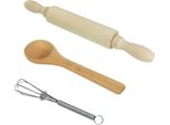 Set Da Cucina E Pasticceria Per Bambini, 13 Pezzi, Con Cappello Da Cuoco, Grembiule, Guanto Da Forno, Utensili Da Cucina, Set Per Giochi Di Ruolo Per Bambini, Regalo Educativo Per Ragazzi (Blu)