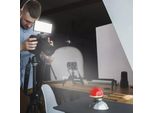 12W Luce Led Tascabile Mini Lampada Video Fotografia 2500K-9000K Temperatura Colore CRI>95 Con 192 Pezzi Perline 1/4 Di Pollice Foro Per Vite Per Live Streaming Casa Studio Commerciale