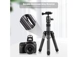 Cavalletto Portatile Da Tavolo In Lega Di Alluminio, Altezza Massima 66 Cm. Altezza: 5 Kg, Capacità Di Carico Con Testa A Sfera Ruotabile A 360°, Vite Da 1/4 Di Pollice, Borsa Per Il Trasporto Con Piastra Qr Per Fotocamera Dslr Mirrorless, Smartphone