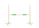 Ostacolo Di Salto Per Cavallo Hobby 160Cm, H-120 Cm, Trave Verde