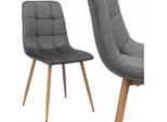 Poltrona Imbottita Grigia Velvet 2, Velluto. Poltrona Da Salotto In Stile Scandinavo.