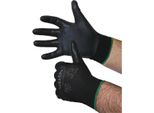 Guanti Chilitec In Nylon A Maglia Fine Con Schiuma Di Nitrile Cat Ii Nero 9 (In Blocco)