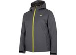 4F Giacca Invernale Giacca Da Snowboard Da Uomo Giacca Da Sci Con Cappuccio Giacca Invernale Calda Colonna D'acqua 5.000 Mm Antivento Impermeabile Grigio S