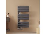 Asciugamani Emke Radiatore Da Bagno Radiatore A Pannello Attacco Laterale Acqua Calda A Parete 762 X 400 Mm Antracite Senza Elemento Riscaldante