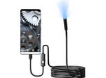 Inf Endoscopio USB-C Per Android/Windows IP67 Impermeabile Nero 5 Milioni