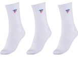 Tecnifibre Classic Calze Mezze Lunghe 3 Paia Bianco Eu 39-43 Uomo,Donna Bianco Eu 39-43