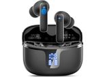 In Ear Headphones Cuffie Senza Fili Bluetooth 5.3 Con 4 Microfoni, Auricolari Senza Fili Con Riduzione Del Rumore Enc, 40 Ore Hifi Stereo, Indicatore Led