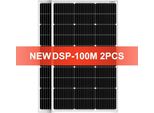 Pannello Solare, Potenza Erogata 100 W, Silicio Monocristallino, 200 W