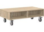Syfax™ Tavolino Con Ruote Rovere Sonoma 90 X 50 X 30 Cm