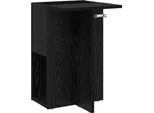 Syfax™ Tavolino Rovere Nero 35 X 40 X 55 Cm Legno Multistrato