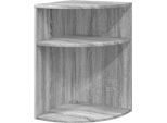 Vidaxl Tavolino Grigio Sonoma 39,7 X 39,7 X 60 Cm Materiale A Base Di Legno