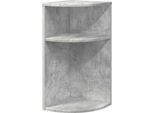 Syfax™ Tavolino Grigio Cemento 29,6 X 29,6 X 60 Cm Legno Multistrato