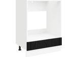 Vidaxl Armadio Da Cucina In Rovere Nero 60 X 46 X 81,5 Cm