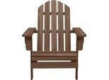 Vidaxl Sedia Da Giardino In Legno Marrone