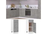 Syfax™ Armadio Inferiore Cassetto “Lyon” Grigio Cemento 30X46X81,5