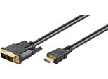 Microconnect Microconnect HDM191812 Adattatore Cavo Video 2 M Hdmi DVI-D Nero