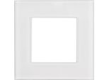 Pannello Con Cornice In Vetro 86X86 Mm Per Presa Di Corrente Presa Di Corrente Modulare A Parete Presa Di Corrente Da Incasso Scatola Da Parete Installazione Ad Incasso (Cornice In Vetro Per Presa Di Corrente, Bianco)