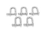 Grillo A D Diritto, Ganci Per Catena Di Armamento Di Tipo D, Ganci Per Catena Di Armamento Di Tipo D, Grillo A D Diritto In Acciaio Inox, Grillo A D Diritto Corto In Acciaio Inox, Ganci Per Catena Di Armamento Di Tipo D A Rottura