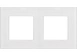 Pannello Con Cornice In Vetro A 2 Pieghe 157X86Mm Per Presa Teck Presa A Muro Modulare A Incasso Presa A Muro A Incasso (Cornice In Vetro A 2 Pieghe Per Presa A Muro, Bianco)