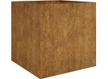Vidaxl Fioriera 80X80X80 Cm In Acciaio Corten