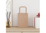 Vidaxl Sacchetti Di Carta 50 Pezzi Con Manici Marrone 15X8X21 Cm