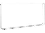 Vidaxl Rastrelliera Per Legna Da Ardere 300X25X150 Cm In Acciaio Zincato