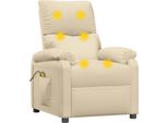 Syfax™ Poltrona Massaggiante Crema In Tessuto