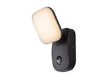 Rabalux Black Apparecchio Led Con Sensore Di Movimento Odiel 12W IP44 77058