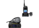 Retevis RT95 Dual Band Mobile Radio, Radio Mobile A Doppio Altoparlante In Bundle Con Retevis RT3S Dual Band Dmr Radio, Radio Digitale Analogica