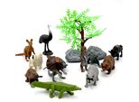 Woopie - Woopie Set Di Figure Di Animali Selvatici 15 Pezzi.