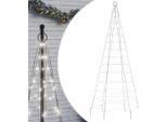 Vidaxl Albero Di Natale A Led Per Pennone 200 Led Bianco Freddo 180 Cm