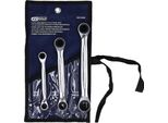Ks Tools Gear+Set Di Chiavi A Doppio Anello, R/L, 3 Pz.4 In 1 , 503.4540