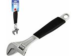 Extol Craft 6504 Chiave Regolabile 300 Mm, Impugnatura In Gomma Nera, Con Scala Graduata