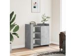 Maison Exclusive - Credenza Grigio Cemento 73,5X35X75 Cm Materiale Ligneo