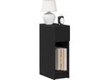 Vidaxl Comodino Con Cassetto Look Rovere Nero 20X36X60 Cm